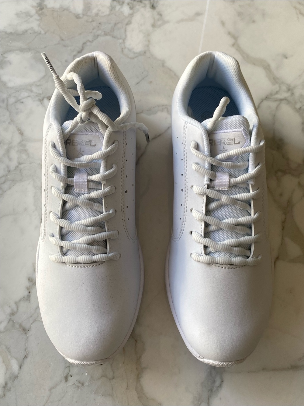 Rebel Rise II Cheer Shoes Size 9.5 White With Travel Bag NEW! RI0200095U - Picture 5 of 15